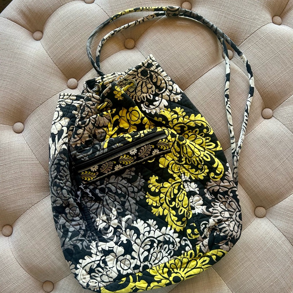 Vera Bradley Drawstring Crossbody in Baroque
